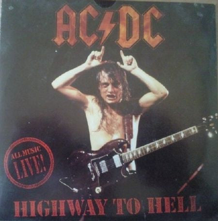 Image of Front Cover of 7" - VG/VG - AC/DC, Highway To Hell / Hells Bells (ATCO Records ; B8479, UK 1992, Picture Sleeve), Strong VG,  - 1426270E