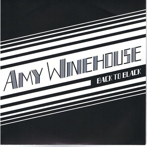 Image of Front Cover of 7 - VG/EX - AMY WINEHOUSE, Back To Black (Universal Records ; AMYLPPRO1, UK 2007, Promo, Picture Sleeve, White Vinyl), Corner Bumps, Writing On Label,  - 1426267E