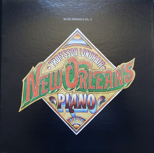 Image of Front Cover of LP - VG/VG - PROFESSOR LONGHAIR, New Orleans Piano (Atlantic; SD 7225, US 1989 Reissue, Gatefold, Company Inner), Split at bottom of inner,  - 1416353C