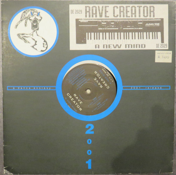 Image of Front Cover of 12" - G+/G+ - RAVE CREATOR, A New Mind (Dance Ecstasy 2001; DE 2029, Germany 1995), Plenty of surface marks, creased sleeve,  - 1426138E