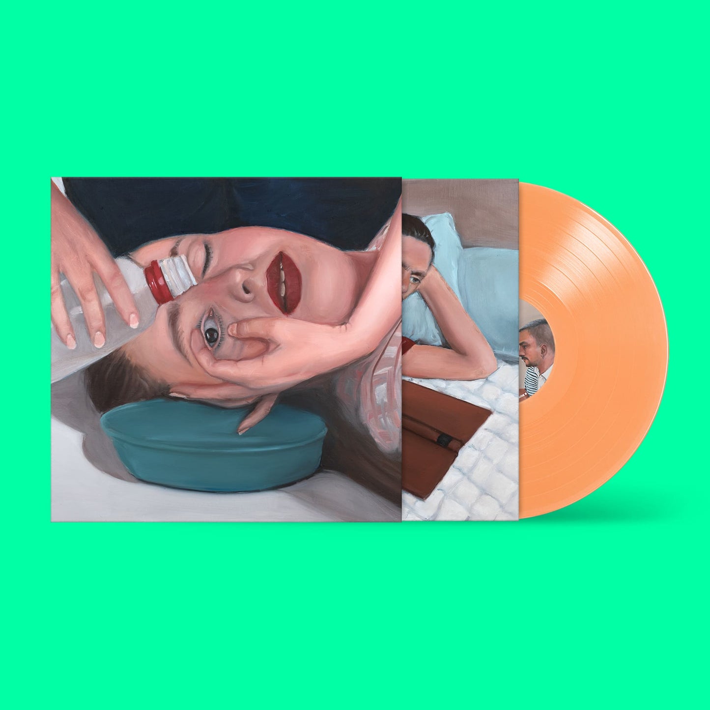 Image of Back Cover of LP - NEW/NEW - DRY CLEANING, Secret Love (4AD; 4AD0868LPE, UK 2026, Insert, Indies Exclusive Apricot Vinyl), ,  - 2156120S