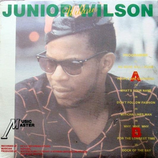 Image of Back Cover of LP - VG+/VG+ - JUNIOR WILSON, Willow (Witty; MMLP0018, US 1980s), ,  - 1416423C