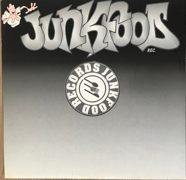 Image of Back Cover of 12" - G+/G - ACID WARRIOR, Acid Bites E.P. (Junkfood Records; JF-1014, Germany 1994, Company Sleeve), Record very marked and scuffed. Sleeve worn, creased, stained, lightly damaged, A1	Drop InA2	Acid BitesB1	RitalinB2	KetalarB3	Drop Out - 1416499C