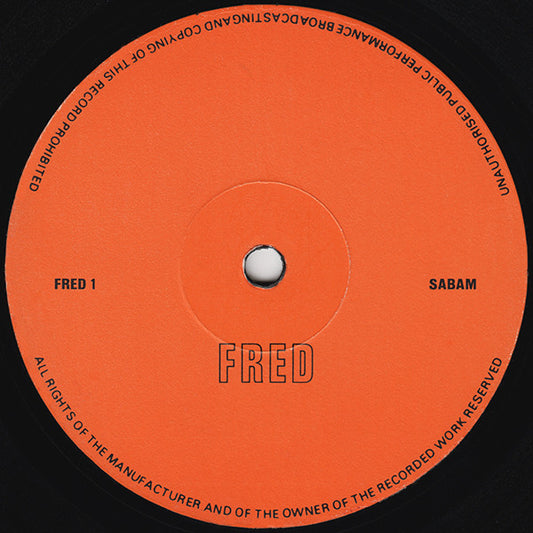 Image of Front Cover of 12" - /G+ - FRED (CARI LEKEBUSCH), Fred 1 (R & S Records; FRED 1, Belgium 1992), Record marked on both sides. Labels mottled, A1	UntitledA2	UntitledB1	UntitledB2	Nechromancer - 1416501C