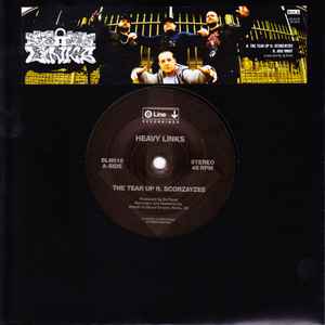 Image of Front Cover of 7" EP - EX/VG+ - HEAVY LINKS, The Tear Up / And What (B-Line Recordings; BLN018, UK 2016, Stickered plain sleeve), ,  - 1456513S
