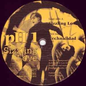Image of Back Cover of 12" - G+/G+ - PH 1, Sizzling Love (No Respect Records; NRR 033, Germany 1995, Company Sleeve), Hairlines and some prominent storage marks. Sleeve is creased with sticker residue and possible water damage causing it to be wavy, A		Sizzling Love	8:25B		Technicidad	8:06 - 1416598C