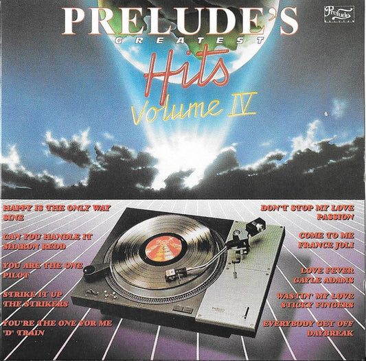 Image of Front Cover of CD - VG+/VG+ - VARIOUS, Prelude's Greatest Hits - Volume IV (Unidisc; SPLK-7264, Canada 1995), Opened Instore,  - 1456545S