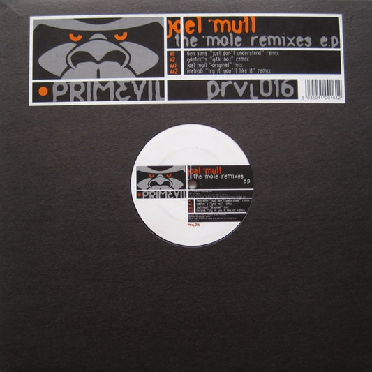 Image of Front Cover of 12" - VG/G+ - JOEL MULL, The Mole Remixes E.P. (Primevil; prvl016, UK 1999, Stickered Plain Die Cut Sleeve), Strong G+ light marks and faint hairlines.,  - 1416600C