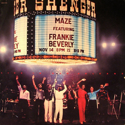 Image of Front Cover of 2xCD - VG/VG+ - MAZE FEATURING FRANKIE BEVERLY, Live In New Orleans (EMI France; 8375202, France 1996), Some marks on Jewel Case, Disc in VG+/EX condition.,  - 1456577S