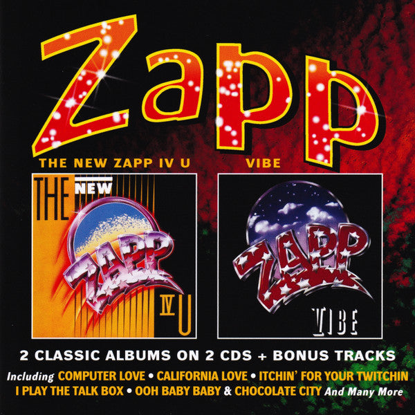 Image of Front Cover of 2xCD - EX/EX - ZAPP, The New Zapp IV U / Vibe (Robinsongs; WROBIN35CDD, UK 2018), ,  - 155600S