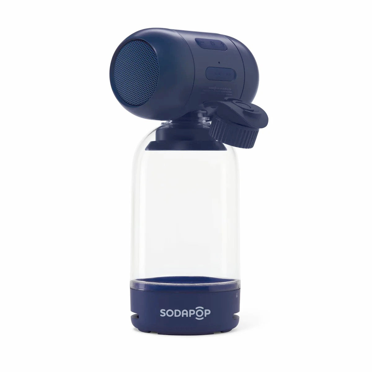 Image of Front Cover of Accessories - NEW/NEW - SODAPOP, Sodapop - Bluetooth Speaker - Midnight (Sodapop; , Europe 2026, High-quality stereo sound engineered for clarity and punch with innovative bass-enhancing design. Compact, lightweight and stylish; perfect for travel, festivals and picnics. Bluetooth 5.0 connectivity for seamless pairing and TWS. Class leading battery life of over 30 hours. Sustainable packaging and free carry pouch.), , Sodapop s unique and protected design is a world-first in portable