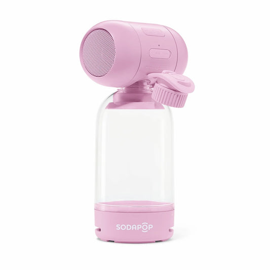 Image of Front Cover of Accessories - NEW/NEW - SODAPOP, Sodapop - Bluetooth Speaker - Mandy (Sodapop; , Europe 2026, High-quality stereo sound engineered for clarity and punch with innovative bass-enhancing design. Compact, lightweight and stylish; perfect for travel, festivals and picnics. Bluetooth 5.0 connectivity for seamless pairing and TWS. Class leading battery life of over 30 hours. Sustainable packaging and free carry pouch.), , Sodapop s unique and protected design is a world-first in portable so