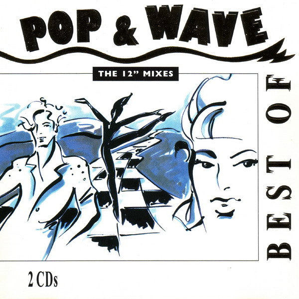 Image of Front Cover of 2xCD - VG+/VG+ - VARIOUS, Best Of Pop & Wave - The 12" Mixes (Columbia; 481491 2, Germany 1995), Strong VG+,  - 1556042S