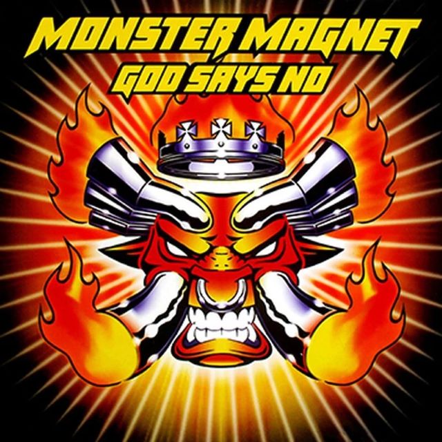 Image of Front Cover of 2xLP - NEW/NEW - MONSTER MAGNET, God Says No ([PIAS] Recordings Catalogue; PIASC1080DLP, Europe 2026 Reissue, 2LP Black Vinyl), , Dark, dynamic and fiercely ambitious,  God Says No  showcases Monster Magnet refining their signature sound with cinematic power. Balancing heavy grooves and swirling psychedelia, it stands as one of the band s most textured and mature works. Presented as a 2LP black vinyl edition, this release captures a commanding chapter of Monster Magnet s legacy. - 18