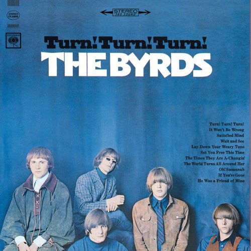 Image of Front Cover of 4714147C: LP - THE BYRDS, Turn! Turn! Turn! (Sundazed; 5058, US 1999 Reissue, Gatefold, 180 Gram Vinyl) Opened Instore, In stickered shrinkwrap  EX/EX