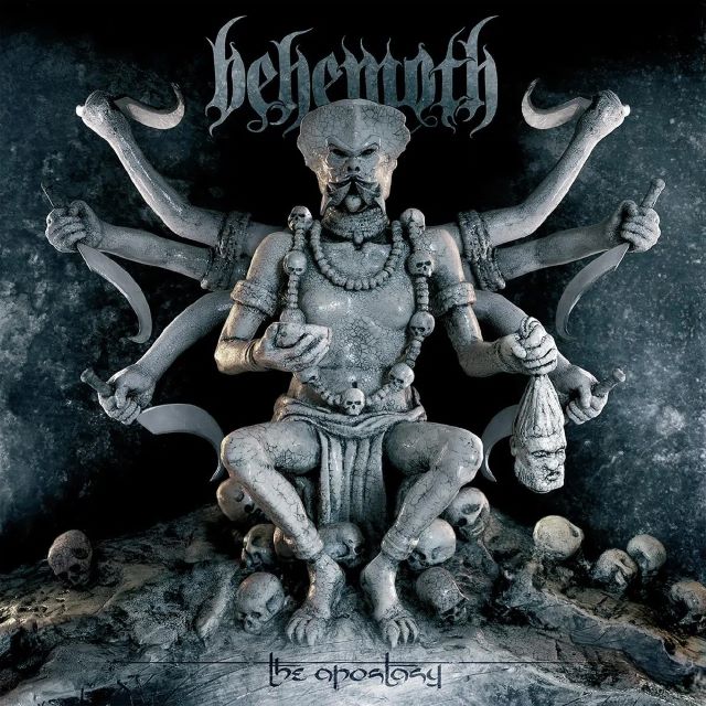 Image of Front Cover of LP - NEW/NEW - BEHEMOTH, The Apostasy (Nuclear Blast; 0727361595579, Europe 2026 Reissue, Standard Sleeve, 8 Page Booklet, Solid Silver Colour Vinyl), , Nuclear Blast Records proudly present a much-anticipated LP of  The Apostasy , the 2007 album by Polish black/death legend BEHEMOTH. Blending vicious aggression, devastating technicality and a truly diabolic atmosphere, stand-out tracks like  At The Left Hand Ov God ,  Slaying The Prophets Of Isa  or  Inner Sanctum  (feat. the late g