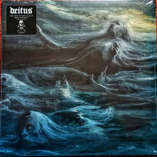 Image of Front Cover of LP - EX/VG+ - DEITUS, Irreversible (Candlelight Records; CNDL800007P, UK 2023, Black Inner & Insert, Green Vinyl), Still in shrinkwrap with hype sticker. Paper scuffs.,  - 1446281S