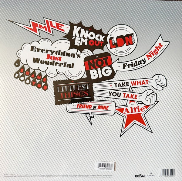 Image of Back Cover of LP - NEW/NEW - LILY ALLEN, Alright, Still (Parlophone; 5026854320038, Europe 2026 Reissue, Standard Sleeve, 140g Crystal Clear Vinyl), , Lily Allen s era-defining debut 'Alright, Still' is now available for the first time on crystal-clear vinyl. Wrapped in the original iconic sleeve, this Grammy-nominated, multi-platinum album includes the hits 'Smile', 'LDN', 'Alfie' and 'Littlest Things'. - 2456017S