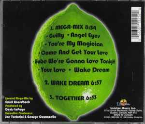 Image of Back Cover of CD - EX/EX - LIME, Mega-Mix / Wake Dream / Together (Unidisc; SP5-1225, Canada 1998, Jewel Case), ,  - 1556013S