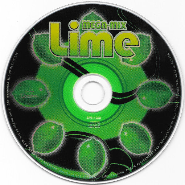 Image of Label Cover of CD - EX/EX - LIME, Mega-Mix / Wake Dream / Together (Unidisc; SP5-1225, Canada 1998, Jewel Case), ,  - 1556013S