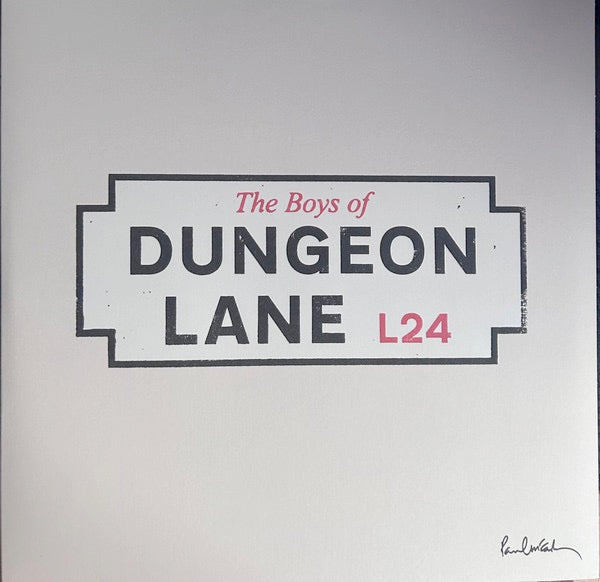 Image of Front Cover of 2xLP - NEW/NEW - PAUL MCCARTNEY, The Boys of Dungeon Lane (EMI; 5748853, Europe 2026, Booklet & Inner, Pink Vinyl), , 'The Boys of Dungeon Lane' is a collection of rare and revealing glimpses into memories never-before shared, along with some newly inspired love songs, from one of the most culturally significant figures of our time. These extraordinary new songs find Paul writing with rare openness about his childhood in post-war Liverpool, the resilience of his parents, and early ad