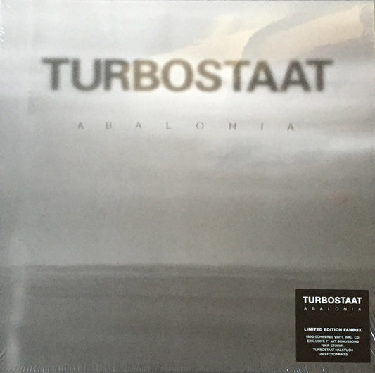 Image of Front Cover of LP - EX/EX - TURBOSTAAT, Abalonia ([PIAS]; PIASD5008BOX, Germany 2016, Box Set, Contains LP and Insert and CD ONLY, NO Bandana, NO Prints and NO 7" Single), ,  - 1426319E