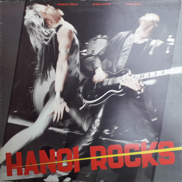 Image of Front Cover of LP - VG/VG - HANOI ROCKS, Bangkok Shocks, Saigon Shakes, Hanoi Rocks (Lick Records; LICLP 2, UK 1983), ,  - 1526014E