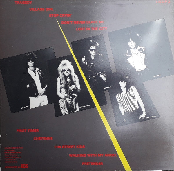 Image of Back Cover of LP - VG/VG - HANOI ROCKS, Bangkok Shocks, Saigon Shakes, Hanoi Rocks (Lick Records; LICLP 2, UK 1983), ,  - 1526014E