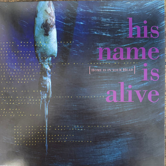 Image of Front Cover of LP - NEW/NEW - HIS NAME IS ALIVE, Home Is In Your Head (2024 Remastered Edition) (4AD; 4AD0410LP, UK 2024 Reissue), , The band s second album with 4AD, recorded in Warren Defever's home studio and remixed by Ivo Watts-Russell and John Fryer (as with their debut), sees 23 songs quick-firing through emotions, with moments of soothing calm soon clashing with white noise and visceral chaos. Highlights include  Her Eyes Were Huge , on which lightly strummed acoustic guitar uplift Karin Ol