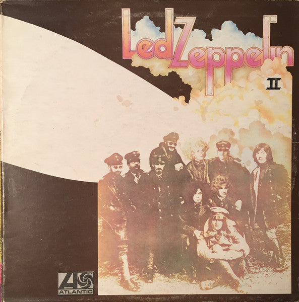 Image of Front Cover of LP - VG/G+ - LED ZEPPELIN, Led Zeppelin II (Atlantic Plum & Orange; 588198, UK 1970 Reissue, Gatefold, Killing Floor / Baldwin credits), ,  - 2226037E