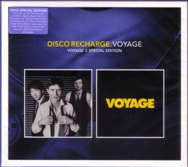 Image of Front Cover of 2xCD - EX/EX - VOYAGE, Voyage 3 (Harmless; DRCCDX006, UK 2012 Reissue, Jewel Case With O-Card), Opened Instore,  - 1556074S