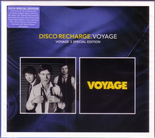 Image of Front Cover of 2xCD - EX/EX - VOYAGE, Voyage 3 (Harmless; DRCCDX006, UK 2012 Reissue, Jewel Case With O-Card), Opened Instore,  - 1556074S