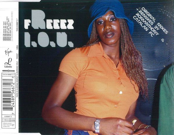 Image of Front Cover of CD - EX/EX - FREEEZ, I.O.U. (Labels; 7243 8 95667 2 7, France 1999 Reissue), Opened Instore, Small Crack on Jewel Case,  - 1556078S