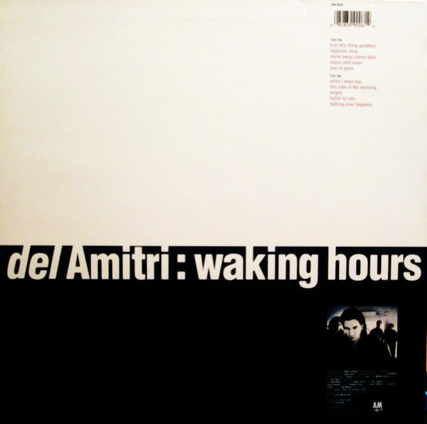 Image of Back Cover of LP - VG/VG+ - DEL AMITRI, Waking Hours (A&M Records; AMA 9006, Europe 1990 Reissue, Inner), ,  - 2926354E