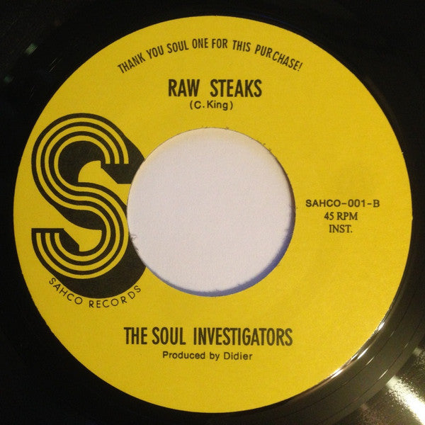 Image of Back Cover of 7" - /EX - NICOLE WILLIS & THE SOUL INVESTIGATORS WITH JIMMY TENOR, You Better Change / Raw Steaks (Sahco Records; SAHCO-001, Finland 2003), ,  - 1526087E