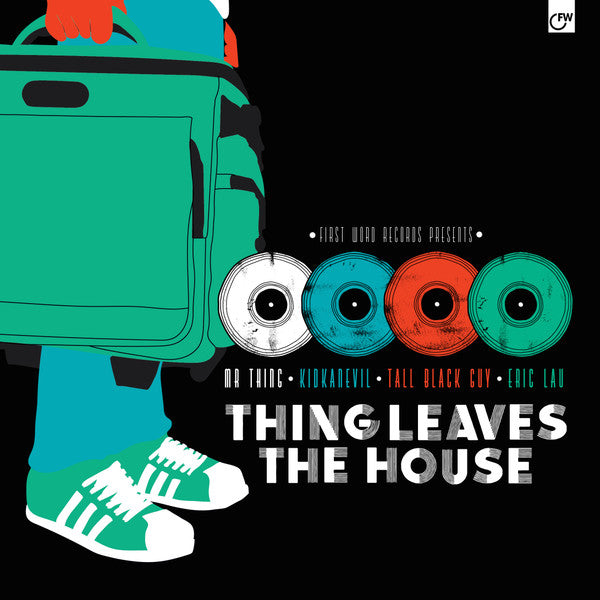 Image of Front Cover of 2x7" - EX/EX - VARIOUS, Thing Leaves The House (First Word Records; FW137, UK 2015, Picture sleeve), , A - Tall Black Guy - Solar Coaster For The PeopleB - Kidkanevil - Explorer FlipC - Mr. Thing 	CarnivalD - Eric Lau 	Dedication A, B & C - 1526089E
