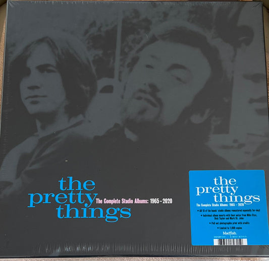 Image of Front Cover of 15xLP - G+/VG+ - THE PRETTY THINGS, The Complete Studio Albums: 1965 - 2020 (Madfish; SMABX1231, UK 2023, Box Set, Limited Edition), Box Intact But Split Across The Bottom And Top. Side A Of Sweet Pretty Things Has A Hairline, Doesn't Affect Play.,  - 1546082S