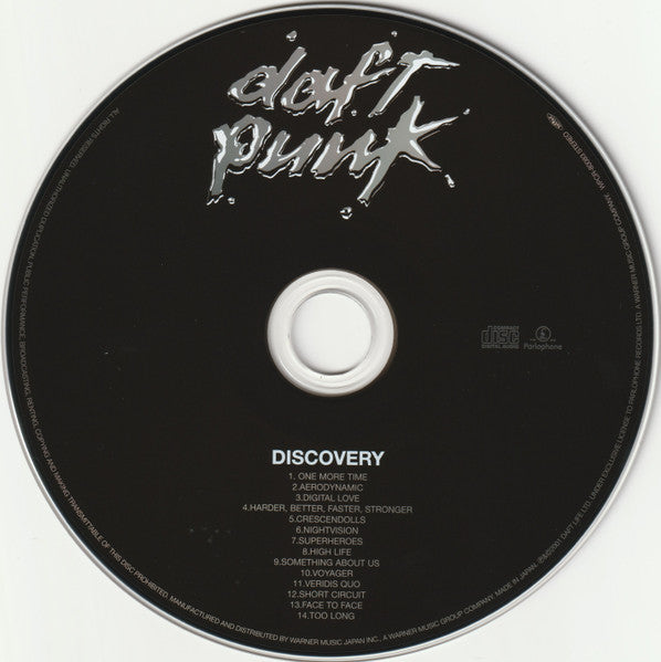 Image of Label Cover of CD - EX/EX -         = DAFT PUNK,         = Discovery (Parlophone; WPCR-80083, Japan 2014, With Obi, Limited Edition), Still SEALED In Shrinkwrap,  - 1556113S