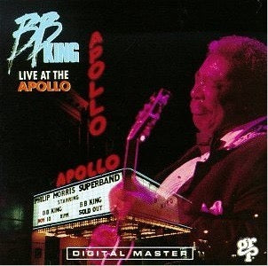 Image of Front Cover of LP - VG+/VG+ - B.B. KING FEATURING GENE HARRIS AND THE PHILIP MORRIS SUPER BAND, Live At The Apollo (GRP; GR-9637, US 1991), Cut-out (Notched),  - 1516161C