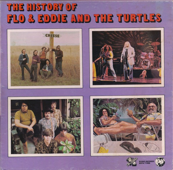 Image of Front Cover of 3xLP - VG/VG - FLO & EDDIE, THE TURTLES, The History Of Flo & Eddie And The Turtles (Rhino Records; RNTA 71998, US 1983, Box Set, 3 Plain White Card Inners, Booklet ), Strong VG Throughout. ,  - 1516101C
