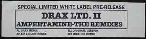 Image of Back Cover of 12" EP - G+/G+ - DRAX, Amphetamine (The Remixes) (ZYX Music; ZYX 7682-12, Germany 1995, White Label Promo, Stickered Plain Sleeve), Lots of light marks and scuffs on disc. Sticker mis ringworn., A1		Amphetamine (Drax Remix)	7:15A2		Amphetamine (Air Liquide Remix)4:45B1		Amphetamine (Original Mix)	6:42B2		Amphetamine (Mike Ink Remix)6:48 - 1516141C
