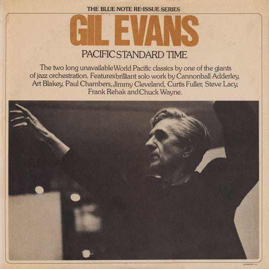 Image of Front Cover of 2xLP - VG+/VG+ - GIL EVANS, Pacific Standard Time (Blue Note; BN-LA461-H2, US 1975, Textured Gatefold Sleeve, 2 Company Inners), ,  - 1526107E
