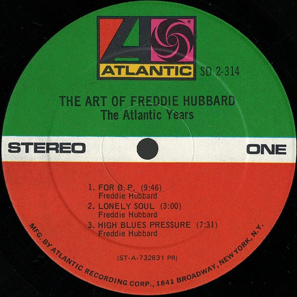 Image of Label Cover of 2xLP - VG/VG - FREDDIE HUBBARD, The Art Of Freddie Hubbard - The Atlantic Years (Atlantic; SD 2-314, US 1973, Gatefold), ,  - 3026165E