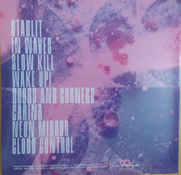 Image of Back Cover of LP - EX/EX - LUMARI, En Phases (Not on Label ; none, US 2023, Clear Green Vinyl, Fully Signed On Front Sleeve In Silver Pen), SIGNED,  - 1526188E