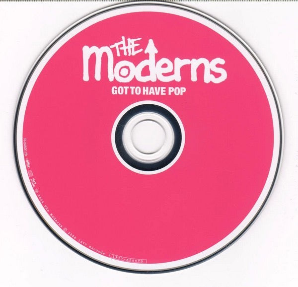 Image of Label Cover of CD - VG+/VG+ - THE MODERNS, Got To Have Pop (1977 Records; 1977-A009CD, Japan 2004, Jewel Case), ,  - 1536022E