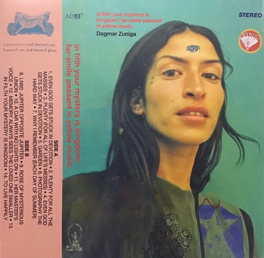 Image of Front Cover of LP - NEW/NEW - DAGMAR ZUNIGA, in filth your mystery is kingdom / far smile peasant in yellow music (AD 93; WHYT108LP, Europe 2026, Gatefold), ,  - 2416328C