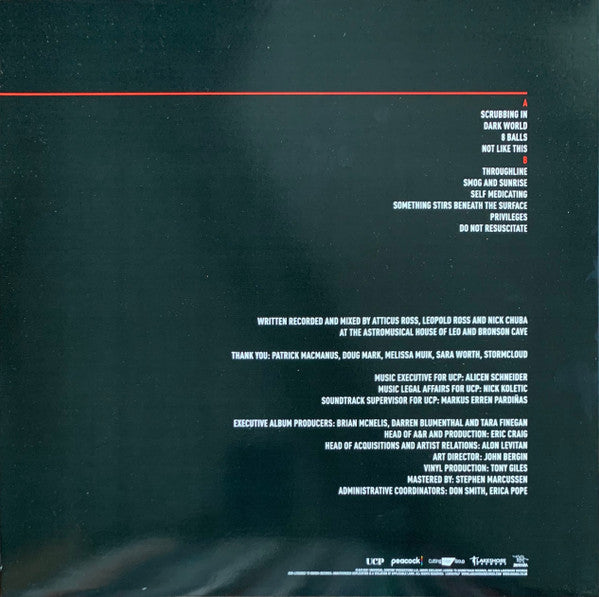 Image of Back Cover of LP - EX/EX - ATTICUS ROSS, LEOPOLD ROSS & NICK CHUBA, Dr Death (Original Series Soundtrack) (Invada ; LSINV276LP, UK 2022, Limited Edition of 200, Clear Vinyl), Still In Opened Shrinkwrap,  - 1526170E