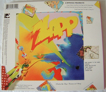 Image of Back Cover of CD - VG+/VG+ - ZAPP, Zapp (Get On Down; GET-52715, US 2012 Reissue, Digipak), ,  - 1816633C
