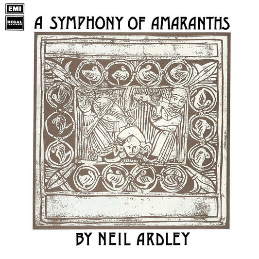 Image of Front Cover of LP - G+/VG - NEIL ARDLEY, A Symphony Of Amaranths (Regal Zonophone; SLRZ 1028, UK 1972), Sleeve is wavy from water damage and has some surface tears to base. Disc has some light storage marks from poly-lined inner but plays well with minimal surface noise.,  - 1516283C