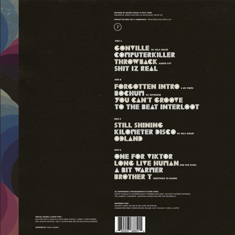 Image of Back Cover of 2xLP - VG+/VG+ - GLENN ASTRO, Throwback (Tartelet Records; TARTALB005, Germany 2015), ,  - 1546205S